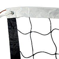 Сетка волейбольная с металлическим тросом для игры на улице и в зале 9.5 х 1.1 м ячейка 10см