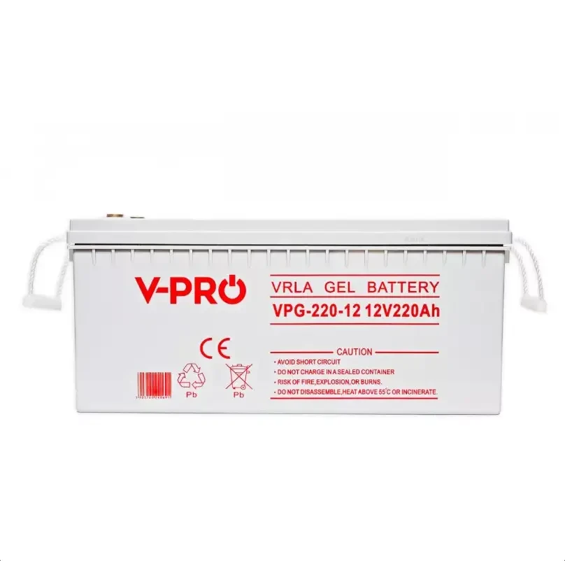 Гелевий акумулятор Volt Polska GEL VPRO PREMIUM 12 вольт 220 ампер VRLA для ДБЖ безперебійника