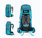 Наплічник трекінговий Naturehike 55 NH16Y020-Q Blue, фото 3