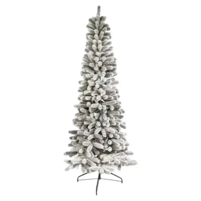 Ялинка штучна конусна Президентська 1,8 м засніжена преміум ялина, фото 1