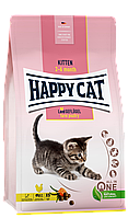 Сухой корм Happy Cat Kitten Land Geflugel для котят с птицей, 4 кг
