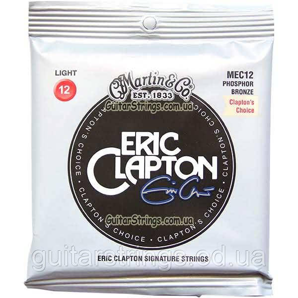 Струны Martin MEC12 Eric Clapton Phosphor Bronze Light 12-54
