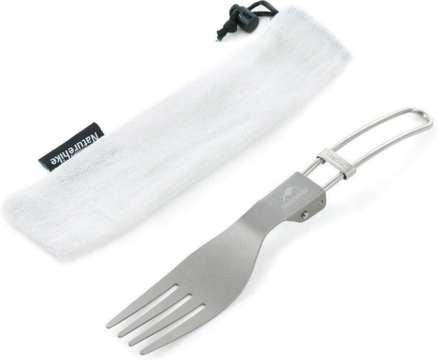 Складная вилка Naturehike Titanium fork NH18C001-J Grey - фото 3 - id-p1955014035