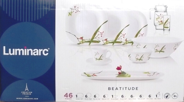 Сервіз Luminarc CARINE BEATITUDE 45 предметів