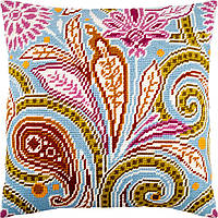 Набір для вишивання декоративної подушки Чарівниця Батик 40×40 см V-237 TM, код: 7243189