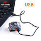 Ліхтар налобний Naturehike TD-02 USB NH00T002-D orange/gray, фото 2