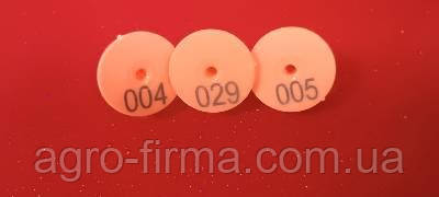 НОМЕРНА Вушна бирка кола 30 мм (100 шт.), фото 1