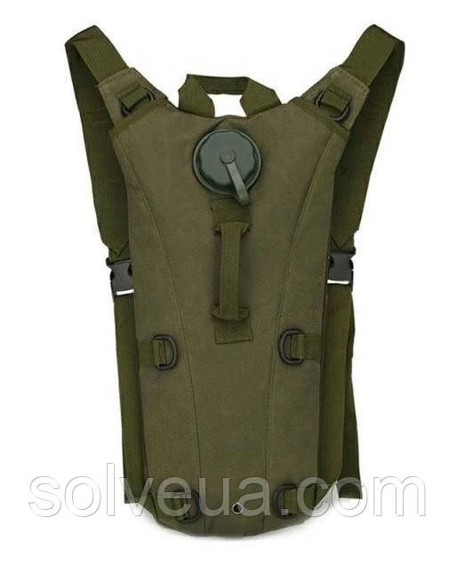 Гідратор-рюкзак, 3 л, питна система D3-GDR-PMR2 Олива.solve