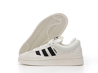 Жіночі Кросівки Adidas Campus x Bad Bunny White Black 37-38-39-40-41