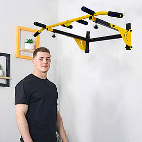 Турнік настінний WCG Elite для дому та спортзалу п'ять різних захоплювачів сучасний тренажер