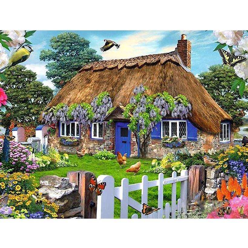 Картина за номерами 40x50 см DIY Котедж в Англії (FRA 73470)