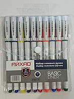 Набір ручок гелевих 10 кольорів / ЕТ801