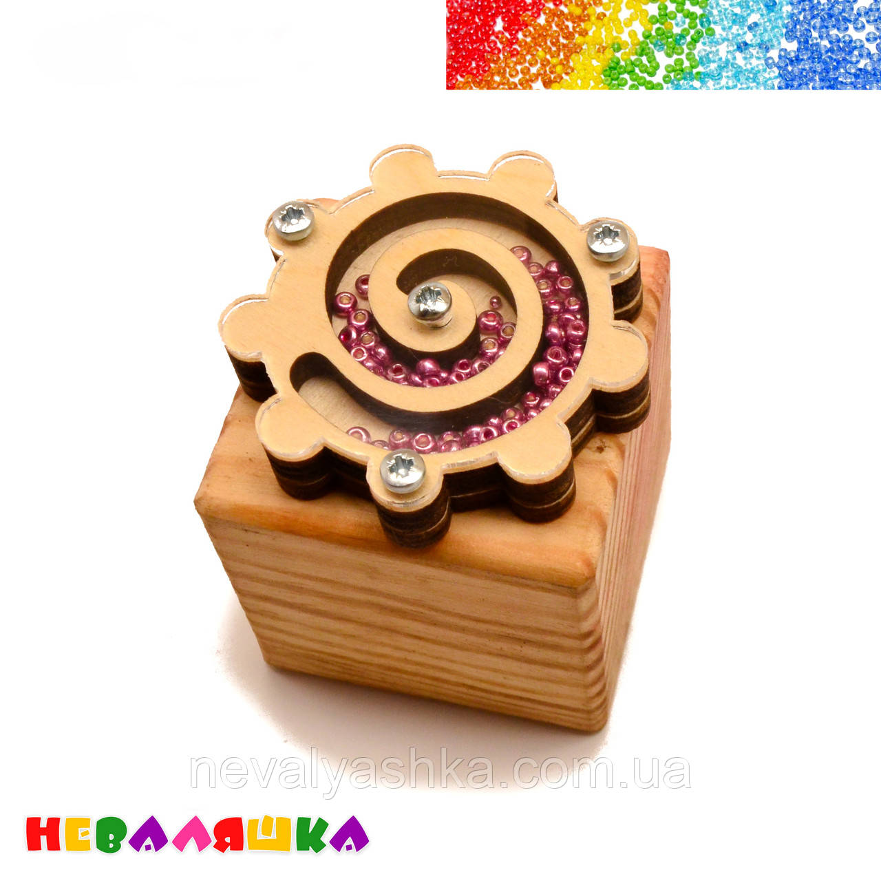 Заготівля для Бизикубика Бісерна Шестірня 4,8 см Крутилка Маленька Шестерінка на бізікубік кубик