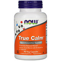 Аминокомплекс NOW Foods True Calm 90 Veg Caps NOW-00155 EJ, код: 7670773