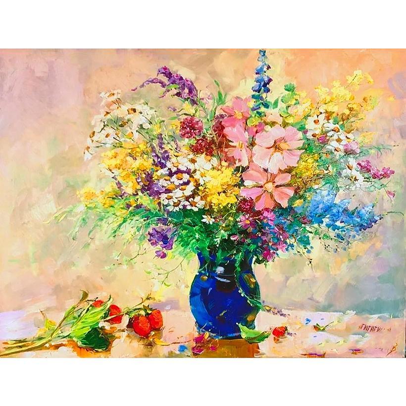 Картина за номерами 40x50 см DIY Букет польових квітів (FRA 73483)