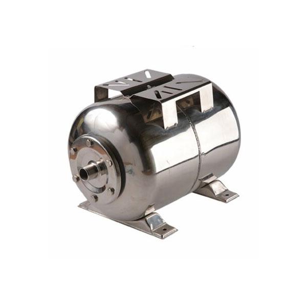 Розширювальний бак 24L горизонтальний Lider для водопостачання (нержавіюча сталь)