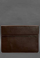 Кожаный чехол-конверт на магнитах для MacBook 15 дюйм Бордовый BlankNote EC, код: 8131896