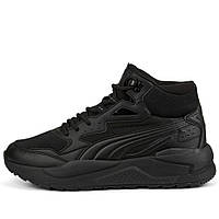 Кроссовки мужские Puma X-Ray Speed Mid Wtr 385869 01 (черные, демисезонные, текстиль, теплые, бренд пума)