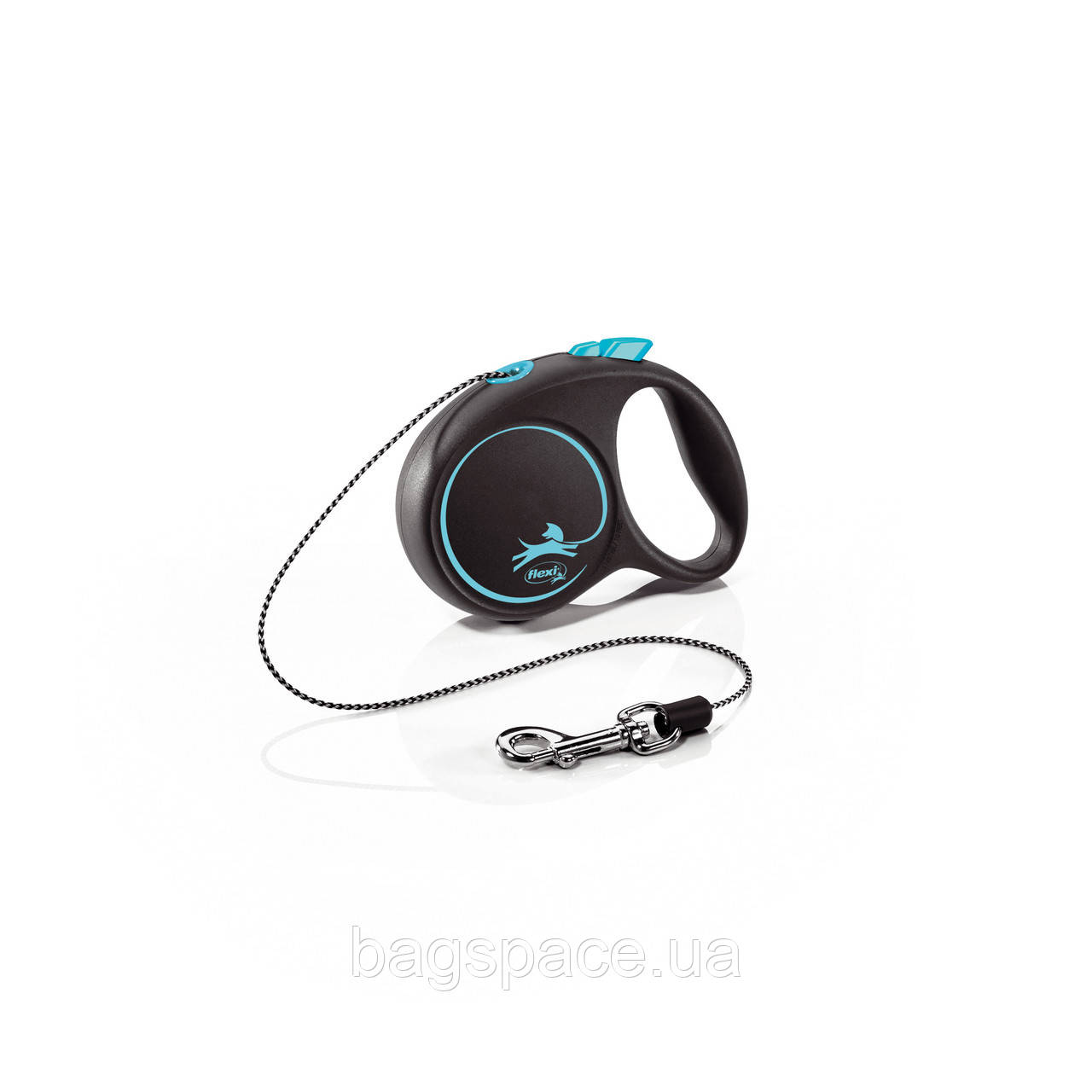 Повідець рулетка для собак дрібних і середніх порід Flexi Black Design XS 3 м до 8 кг синій BS, код: 7721977
