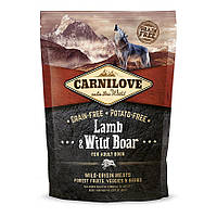 Сухой корм для взрослых собак Carnilove Lamb and Wild Boar Adult 1.5 кг MY, код: 7591153