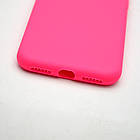 Чохол накладка Silicon Case Full Cover для iPhone 7/iPhone 8/iPhone SE2 2020 Neon Pink, фото 6