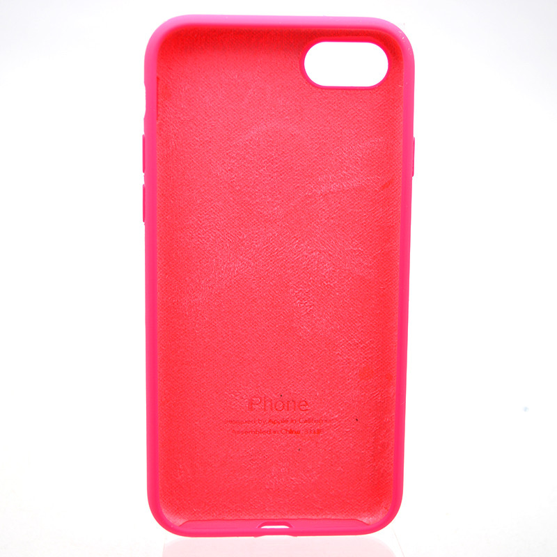 Чохол накладка Silicon Case Full Cover для iPhone 7/iPhone 8/iPhone SE2 2020 Neon Pink, фото 2
