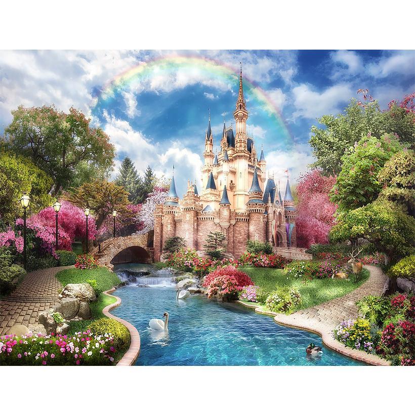 Картина за номерами 40x50 см DIY Замок Сплячої красуні - Діснейленд (FRA 73497), фото 1