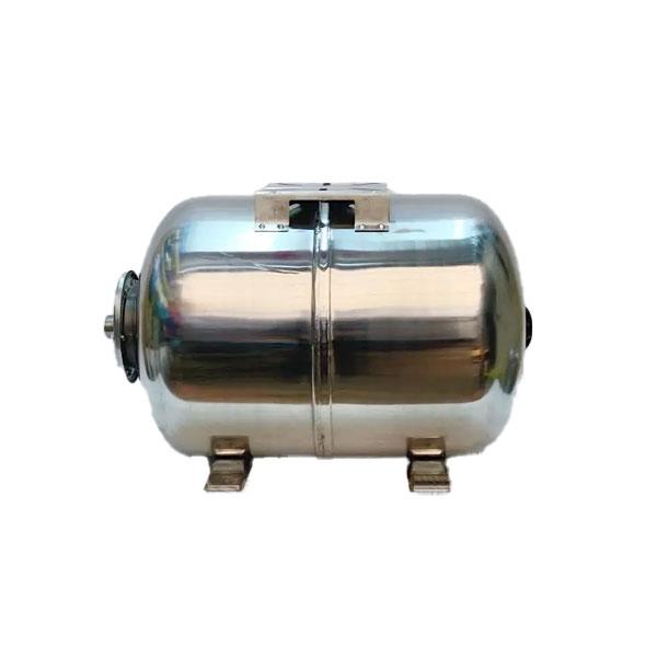 Розширювальний бак 80L горизонтальний Lider для водопостачання (нержавіюча сталь)