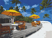 Картина по номерам Art Craft Жемчужный пляж. Бора-Бора 40х50 см 10561-AC SP, код: 7750326