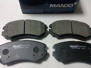 Колодки (MANDO) гальмівні передні на Hyundai Tucson, Elantra HD/Kia Soul, Magentis
