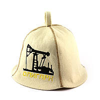 Банная шапка Luxyart Олигарх Белый (LA-399) MP, код: 1103615