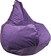 Кресло груша Tia-Sport Велюр 90х60 см фиолетовый (sm-0237) SP, код: 6537864