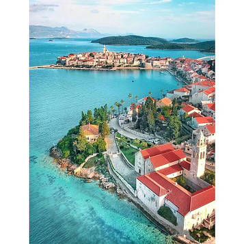 Картина за номерами 40x50 см DIY Пореч Хорватія (FRA 73551)