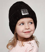Теплая детская шапка для девочки