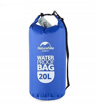 Гермомішок Naturehike з прозорою вставкою 20 л NH15S005-D Blue