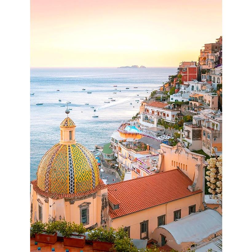 Картина за номерами 40x50 см DIY Амальфітанське узбережжя Італії (FRA 73558), фото 1