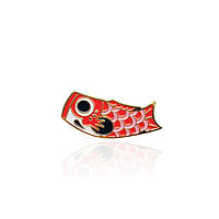 Брошь-значок BROCHE Карп Кои красная BRGV112261 DT, код: 7280708