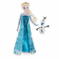 Elsa Classic Doll with Olaf Figure - 12'' Кукла принцесса Эльза с снеговиком Олафом