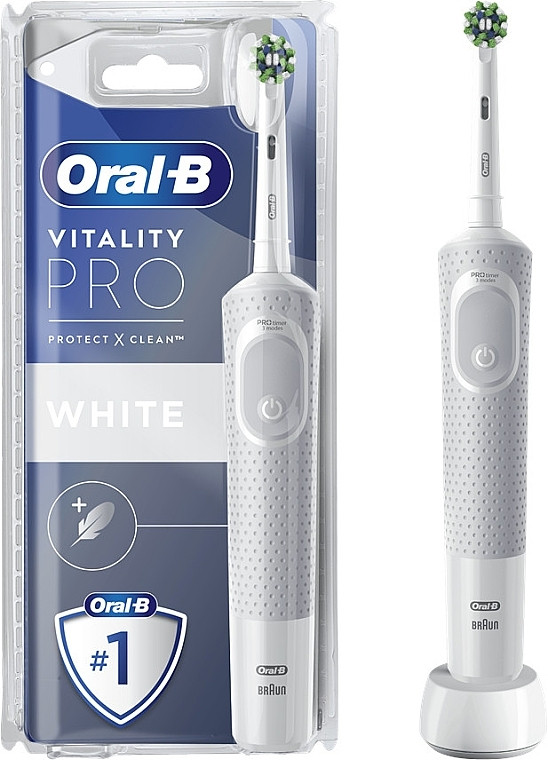 Електрична зубна щітка BRAUN ORAL-B Vitality Pro Protect X Clean White