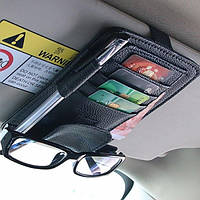 Органайзер с креплением для очков в авто для кредитных карт, денег Digital Черный (hub_wspo6a DT, код: 6552863