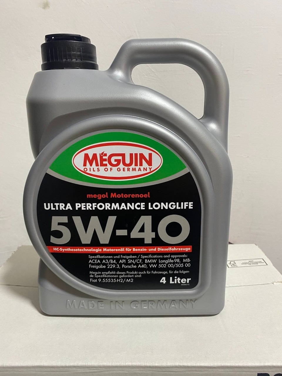 Моторне мастило Meguin Ultra Performance Longlife 5W-40 4 л., фото 1