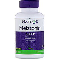 Мелатонин, Melatonin, 3 мг, Natrol, 240 таблеток EM, код: 2337709