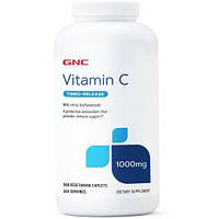 Витамин C для спорта GNC Vitamin C with Citrus Bioflavonoids, Timed-Release 1000 mg 360 Veg C MY, код: 7520312