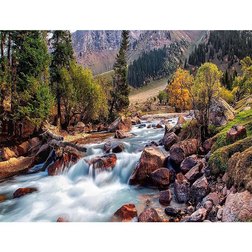 Картина за номерами 40x50 см DIY Гірська річка (FRA 73602), фото 1