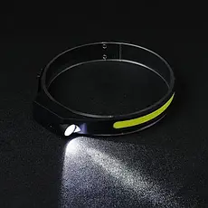 Налобний сенсорний ліхтар BL-G28 All Perspectives Induction Headlamp Гнучкий акумуляторний LED ліхтарик BF, фото 4