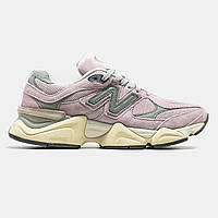 New Balance 9060 Пудровые женские кроссовки. Модные кроссы для девушек Нью Беленс 9060 весна осень.