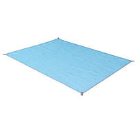 Пляжный коврик подстилка покрывало анти песок VOLRO SAND MAT 150х200 см Blue (vol-241) TM, код: 1709254