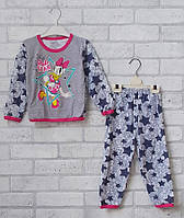 Летняя трикотажная пижама детская, хлопковые домашние детские костюмы для сна