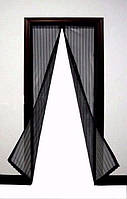 Москитная магнитная шторка Magic Mesh сетка на дверь, аналог штора,210х100 FS