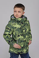 Куртка для мальчика Snowgenius D442-08 134 см Хаки (200098939303061) FT, код: 8114112